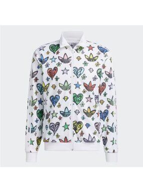 Adidas x Jeremy Scott Firebird Graffiti Trefoil Track Jacket Adult Large HK6989